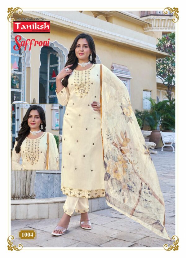 TANIKSH SAFFRONI VOL 1 EMBROIDERY READYMADE KURTI 6.jpg