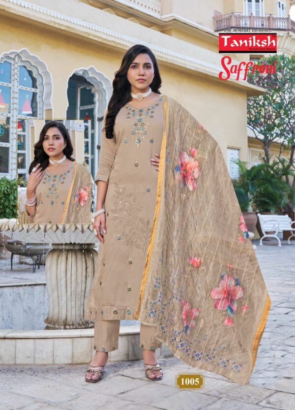 TANIKSH SAFFRONI VOL 1 EMBROIDERY READYMADE KURTI 8.jpg