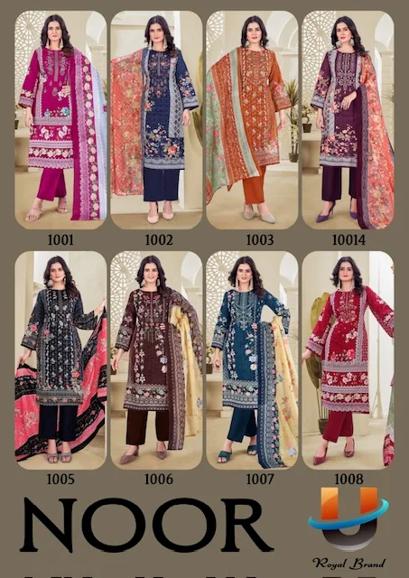 UZMA FASHION NOOR COTTON KARACHI SUITS CATALOG 11.jpg