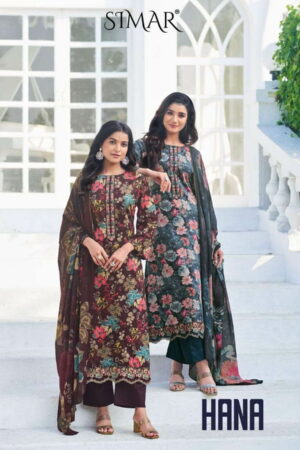 Glossy Simar Hana Digital Printed Exclusive Zam Cotton Suit … Glossy Simar Hana Digital Printed Exclusive Zam Cotton Suit …
