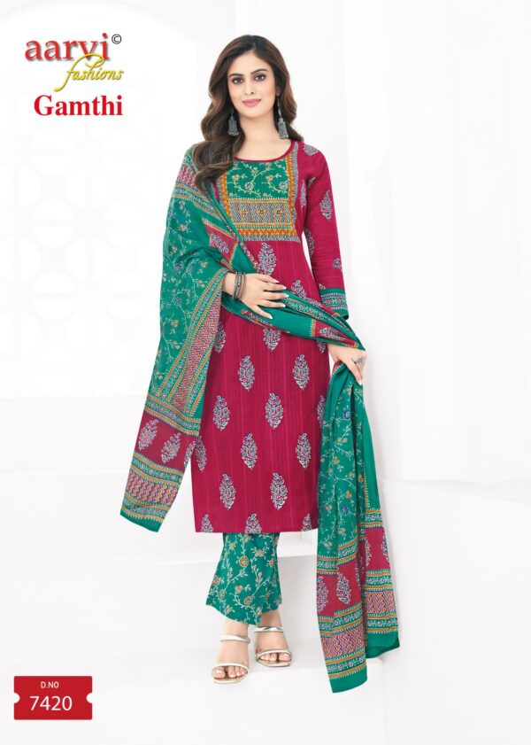 AARVI FASHION GAMTHI VOL 8 COTTON SUITS SUPPLIER 17.jpg