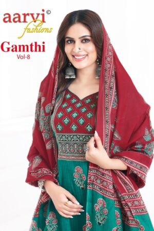 AARVI FASHION GAMTHI VOL 8 COTTON SUITS SUPPLIER 8.jpg