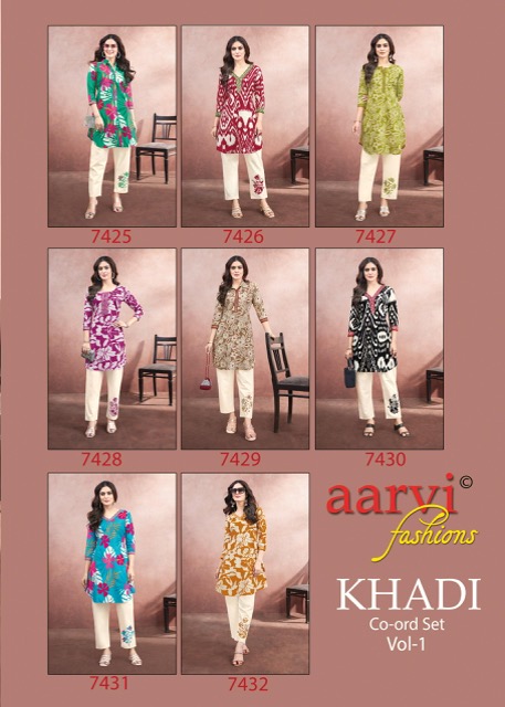 AARVI FASHION KHADI VOL 1 COTTON CO ORD SET LATEST 2025 Rehmat Boutique AARVI FASHION KHADI VOL 1 COTTON CO ORD SET AARVI FASHION KHADI VOL 1 COTTON CO ORD SET 12.jpg