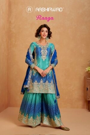 AASHIRWAD CREATION RAAGA CHINNON SILK SUITS 10.jpg