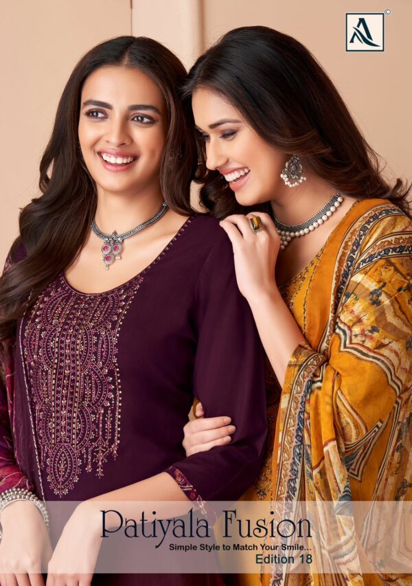 ALOK SUIT PATIYALA FUSION EDITION 18 SUITS CATALOG 11.jpg