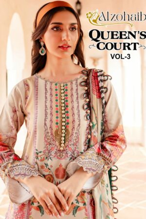 ALZOHAIB QUEEN COURT VOL 3 COTTON PAKISTANI SUITS 5.jpg