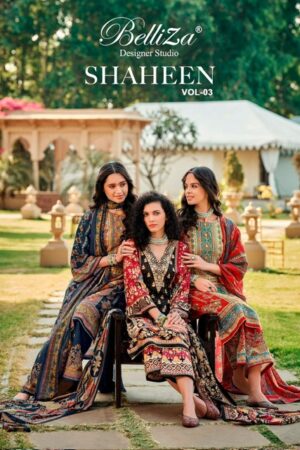 BELLIZA SHAHEEN VOL 3 VISCOSE RAYON PRINTED SUITS 9.jpg