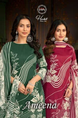 HARSHIT AMEENA PURE ZAM COTTON PRINTED SUITS 9.jpg