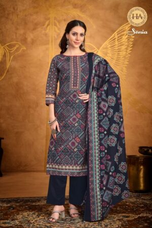 HARSHIT FASHION SONIA PURE COTTON SUITS CATALOG 1.jpg