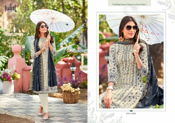 ISHAAL PRINTS EMBROIDERED VOL 12 COTTON SUITS 1.jpg