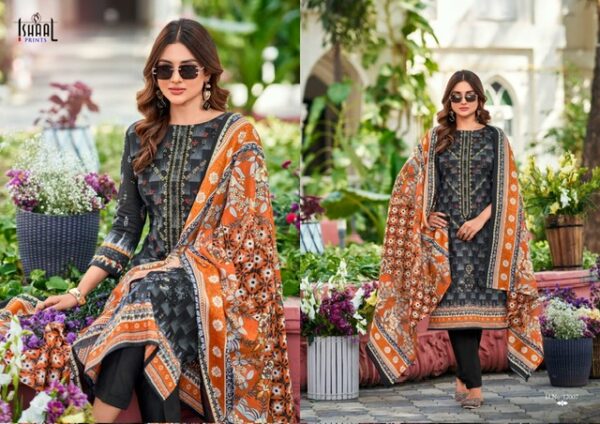 ISHAAL PRINTS EMBROIDERED VOL 12 COTTON SUITS 8.jpg