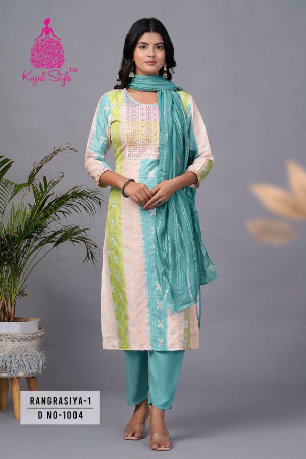 KAJAL STYLE RANGRASIYA VOL 1 VICHITRA SILK KURTI 5.jpg