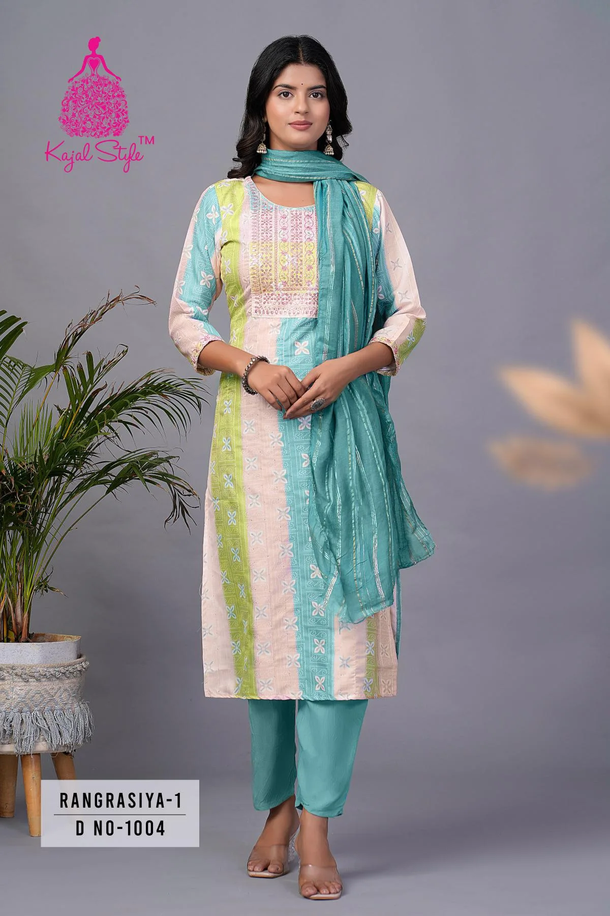 KAJAL STYLE RANGRASIYA VOL 1 VICHITRA SILK KURTI 5.jpg