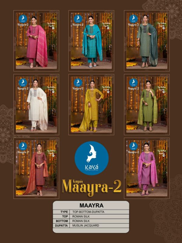 KAYA KURTI MAAYRA VOL 2 ROMAN SILK READYMADE KURTI 12.jpg