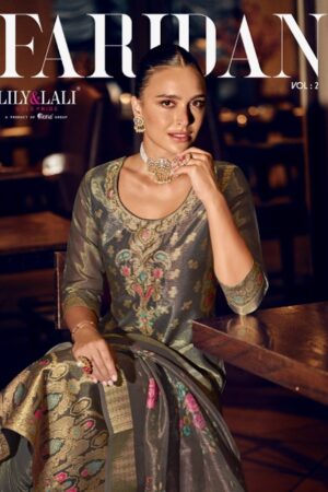 LILY LALI FARIDAN VOL 2 BANARASI SILK KURTI SUPPLIER 1.jpg