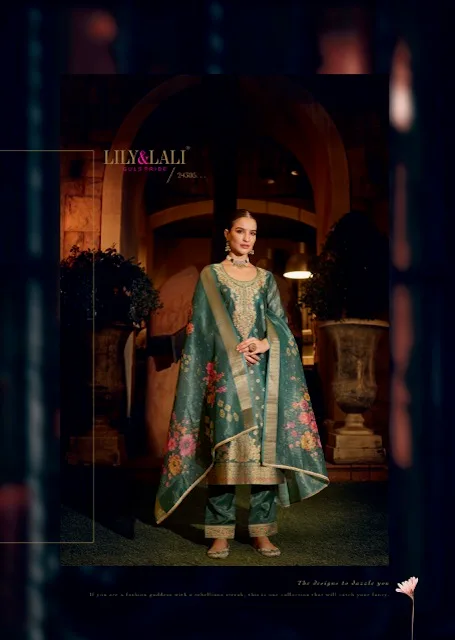 LILY LALI FARIDAN VOL 2 BANARASI SILK KURTI SUPPLIER 15.jpg