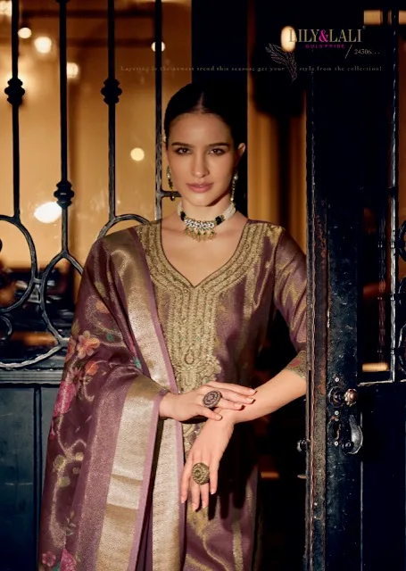 LILY LALI FARIDAN VOL 2 BANARASI SILK KURTI SUPPLIER 19.jpg