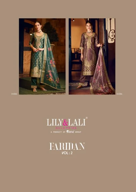 LILY LALI FARIDAN VOL 2 BANARASI SILK KURTI SUPPLIER 22.jpg