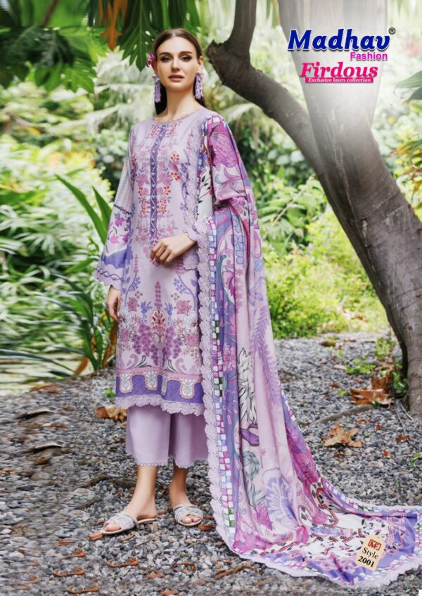 MADHAV FASHION FIRDOUS VOL 2 LAWN KARACHI SUITS 1.jpg