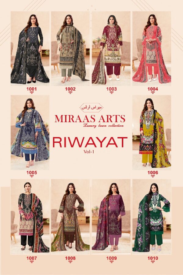 MIRAAS ARTS RIWAYAT VOL 1 COTTON KARACHI SUITS 2.jpg