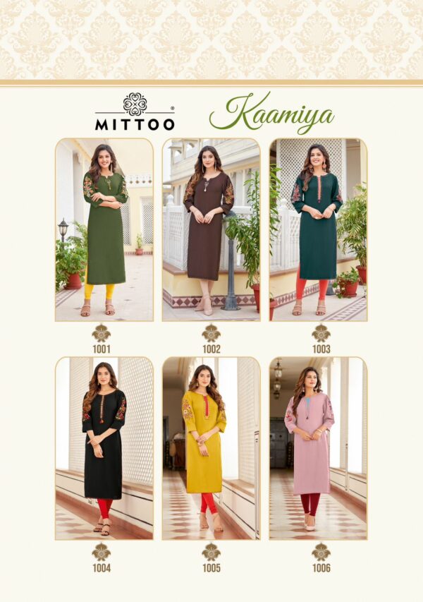 MITTOO KAAMIYA HEAVY RAYON KURTI CATALOGUE 11.jpg