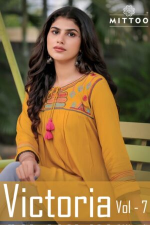 MITTOO VICTORIA VOL 7 RAYON PRINTED SHORT KURTI 6.jpg