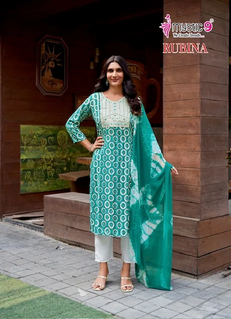 MYSTIC 9 RUBINA VOL 7 RAYON PRINTED READYMADE KURTI 15.jpg