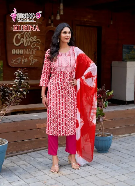 MYSTIC 9 RUBINA VOL 7 RAYON PRINTED READYMADE KURTI 3.jpg