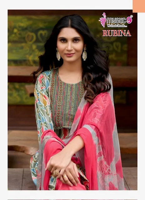MYSTIC 9 RUBINA VOL 7 RAYON PRINTED READYMADE KURTI 4.jpg