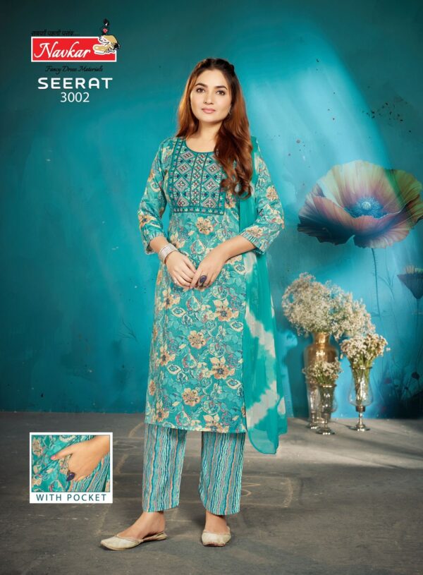 NAVKAR SEERAT VOL 3 RAYON EMBROIDERY KURTI 4.jpg