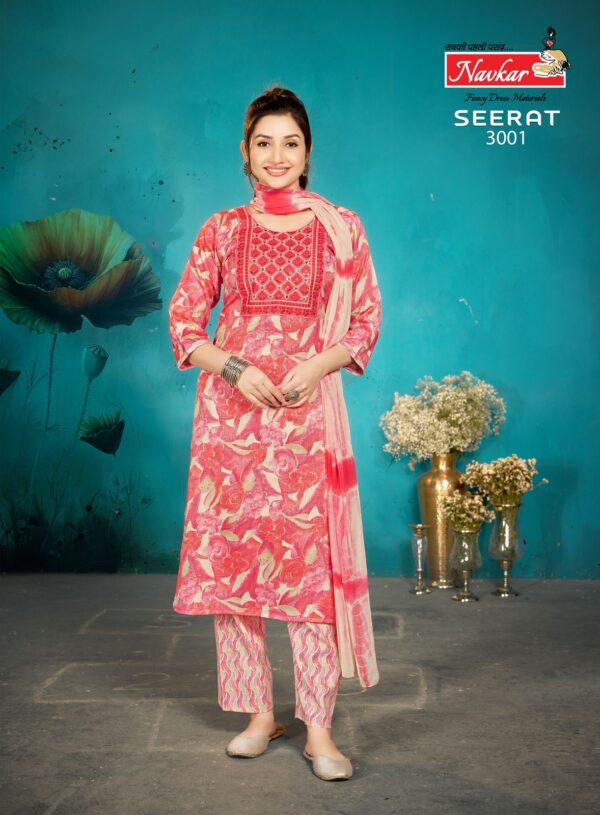 NAVKAR SEERAT VOL 3 RAYON EMBROIDERY KURTI 9.jpg