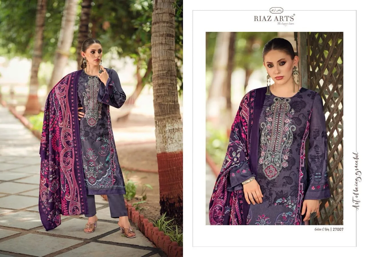 RIAZ ARTS GULZAR E ISHQ PURE KARACHI LAWN SUITS 13.jpg