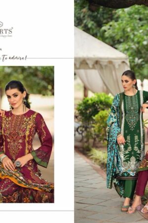 RIAZ ARTS GULZAR E ISHQ PURE KARACHI LAWN SUITS 9.jpg