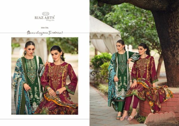 RIAZ ARTS GULZAR E ISHQ PURE KARACHI LAWN SUITS 9.jpg