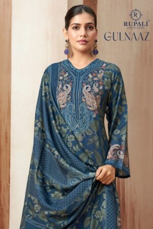 RUPALI FASHION GULNAAZ PURE MUSLIN SUITS CATALOG LATEST 2025 RUPALI FASHION GULNAAZ PURE MUSLIN SUITS CATALOG LATEST 2025