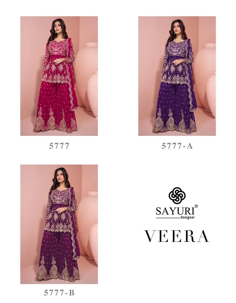 SAYURI DESIGNER VEERA REAL GEROGETTE FANCY SUITS 3.jpg