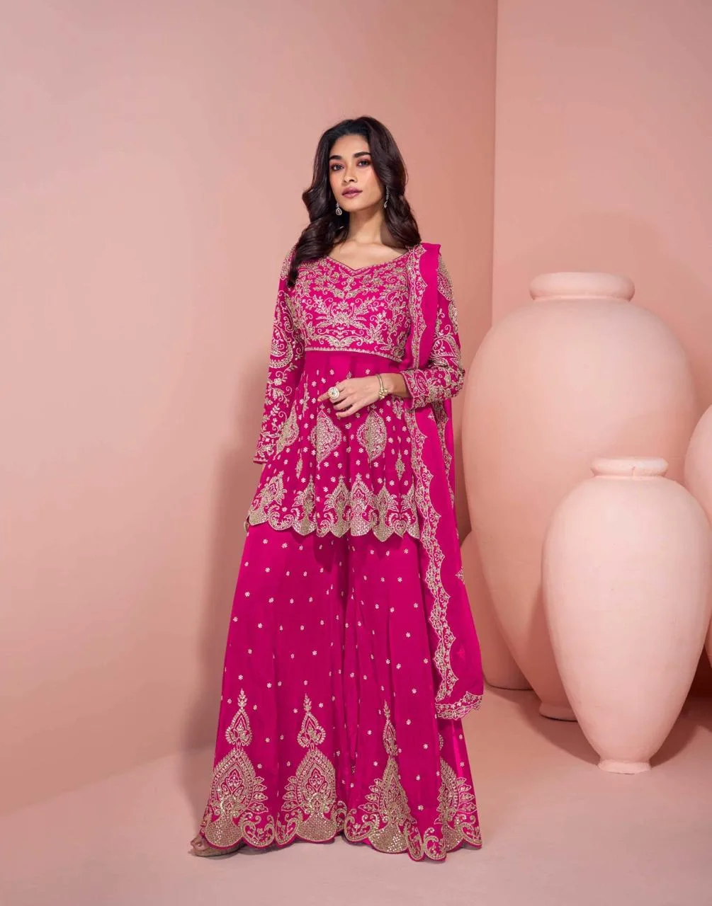 SAYURI DESIGNER VEERA REAL GEROGETTE FANCY SUITS 7.jpg