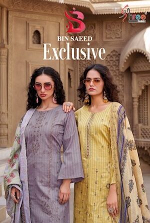 SHREE FABS BIN SAEED EXCLUSIVE VOL 1 COTTON SUITS 1.jpg