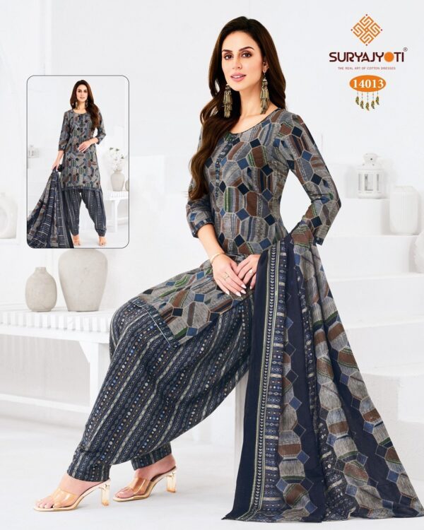 SURYAJYOTI TRENDY PATIYALA VOL 14 COTTON SUIT 14.jpg