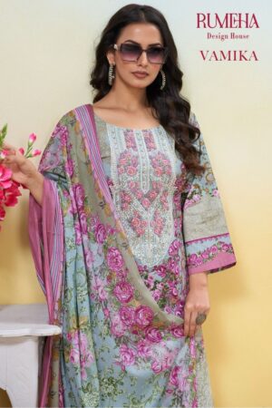 VAMIKA RUMEHA PURE COTTON PRINTED SUITS SUPPLIER LATEST 2025 VAMIKA RUMEHA PURE COTTON PRINTED SUITS SUPPLIER LATEST 2025