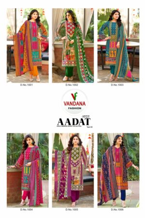 VANDANA FASHION AADAT VOL 1 VISCOSE PRINTED SUITS 1.jpg