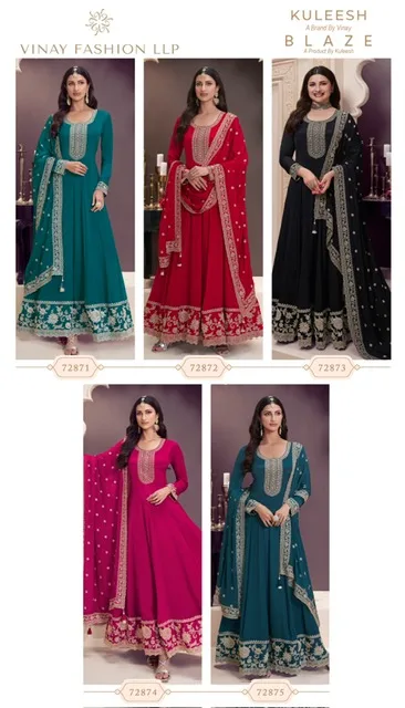 VINAY FASHION KULEESH BLAZE SALWAR SUITS CATALOG 9.jpg