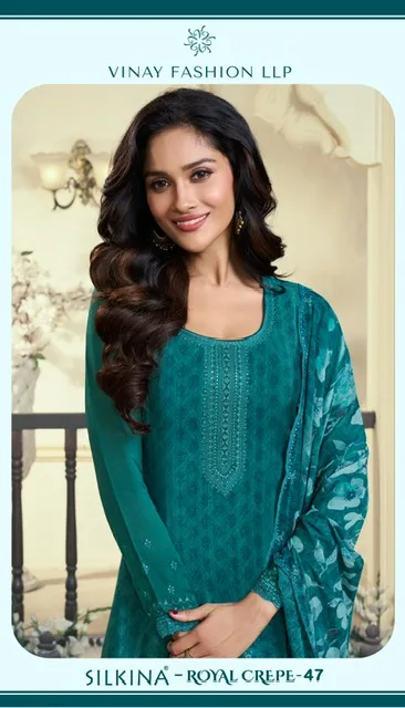 VINAY SILKINA ROYAL CREPE VOL 47 LATEST CATALOG LATEST 2025 Rehmat Boutique VINAY SILKINA ROYAL CREPE VOL 47 LATEST CATALOG VINAY SILKINA ROYAL CREPE VOL 47 LATEST CATALOG 19.jpg