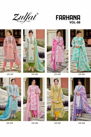 ZULFAT FARHANA VOL 9 PURE COTTON SUITS CATALOGUE 2.jpg