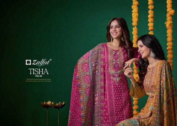 ZULFAT TISHA VOL 2 VISCOSE SHIMMER PRINTED SUITS 7.jpg