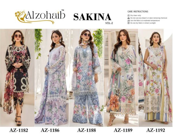 ALZOHAIB SAKINA VOL 2 COTTON PRINTED PAKISTANI SUITS LATEST 2025 Rehmat Boutique ALZOHAIB SAKINA VOL 2 COTTON PRINTED PAKISTANI SUITS ALZOHAIB SAKINA VOL 2 COTTON PRINTED PAKISTANI SUITS 4.jpg