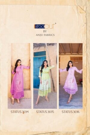 ANJU FABRICS STATUS VOL 2 TWO PIECE KURTI CATALOGUE 1.jpg