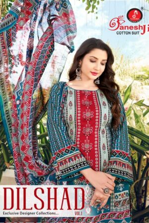GANESHJI DILSHAD VOL 1 COTTON SUITS CATALOGUE 9.jpg