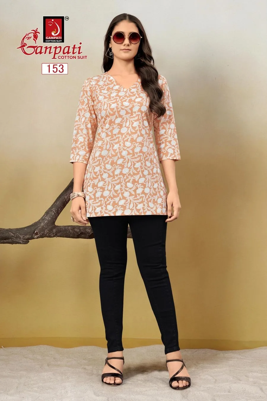 GANPATI TARANA VOL 2 COTTON TUNIC SHORT KURTI 10.jpg