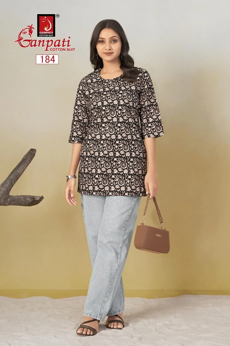 GANPATI TARANA VOL 2 COTTON TUNIC SHORT KURTI 15.jpg